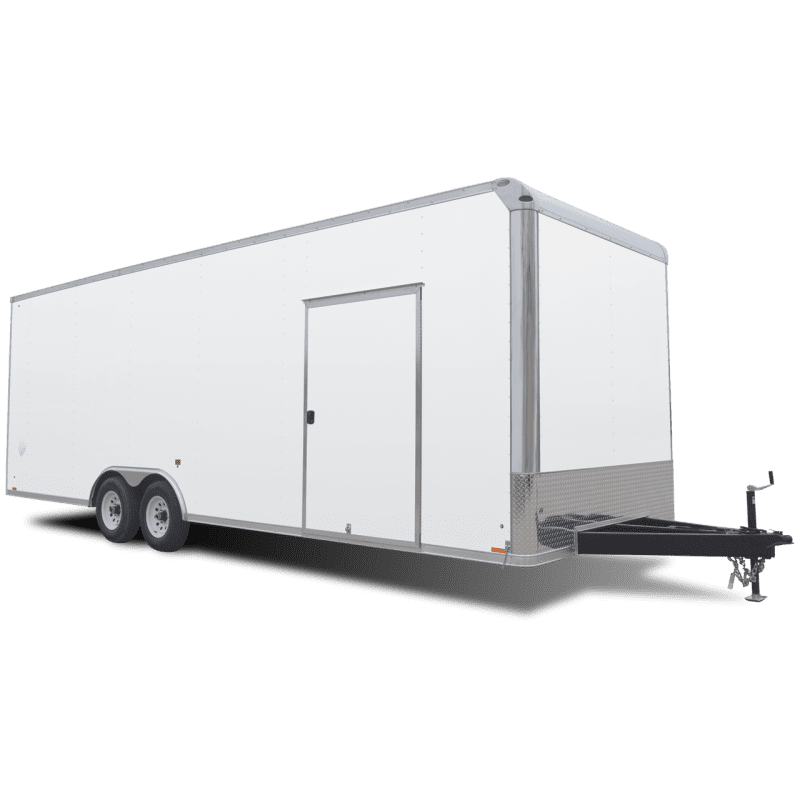 Pursuit - Auto Hauler - Race Trailer - White - Pace American